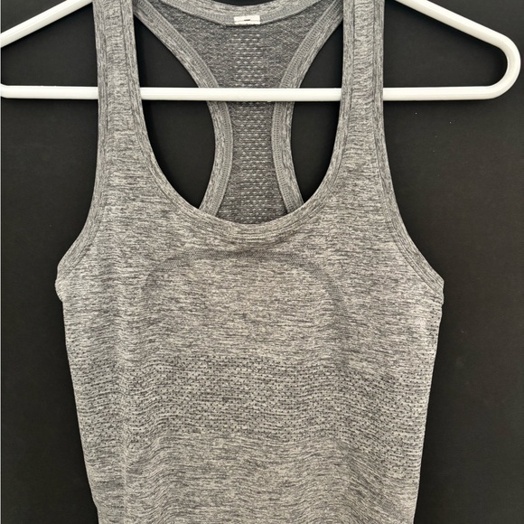 Gray Racerback Tank Top - Picture 1 of 4